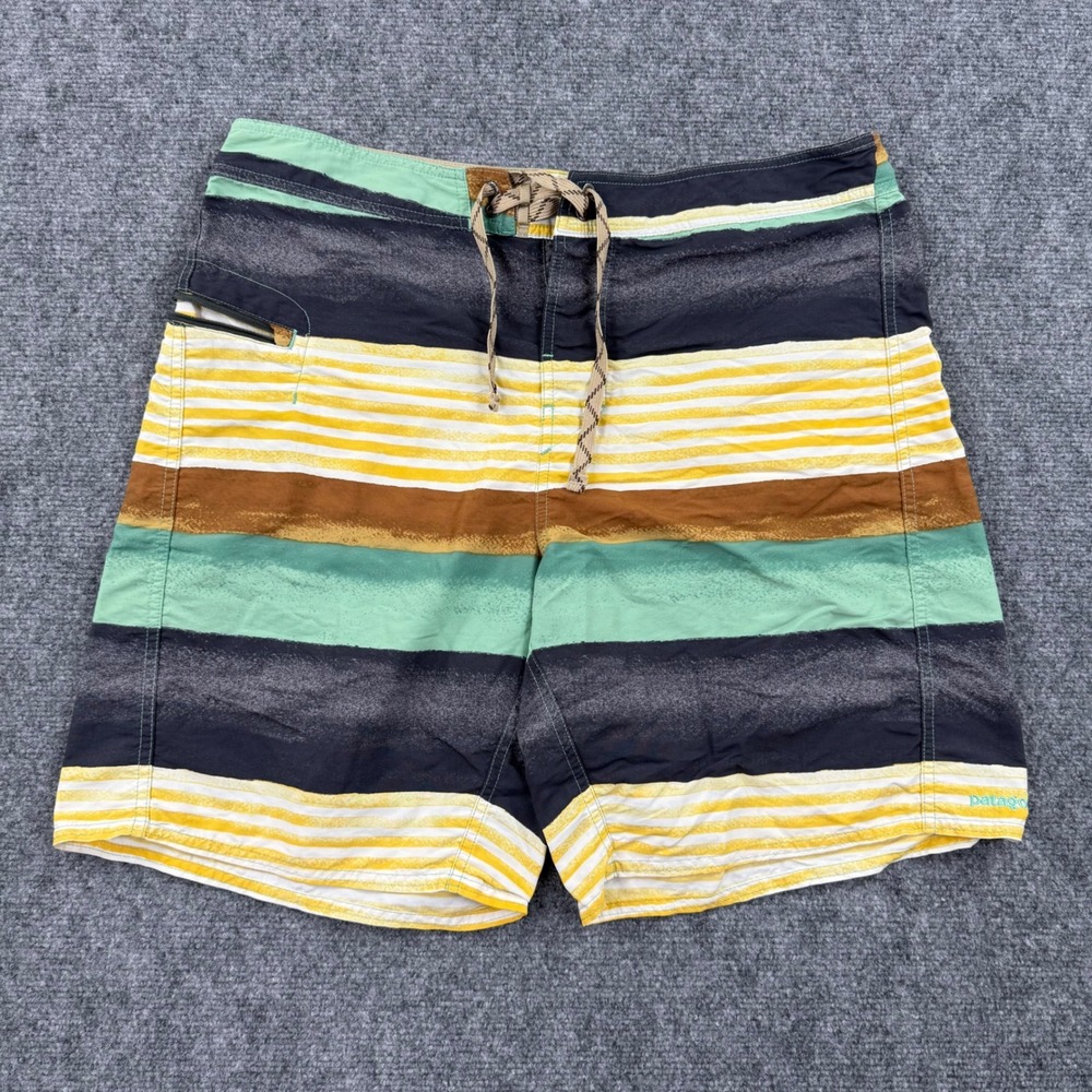 Patagonia Board Shorts 36 Multi Stripe 86620SP16 Excellent Mens